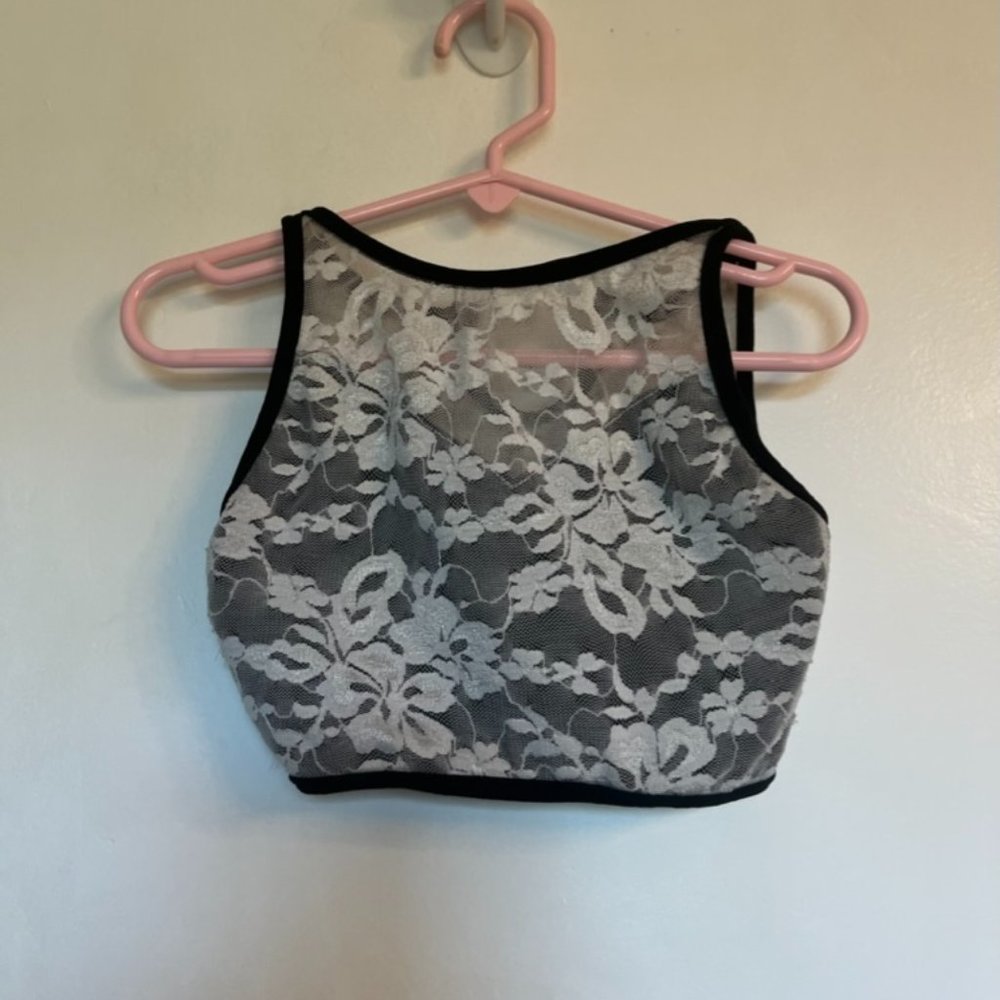 Bluewater Dancewear Laced Dance Top - Large Child